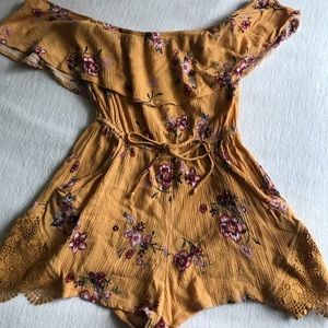 Off the shoulder romper